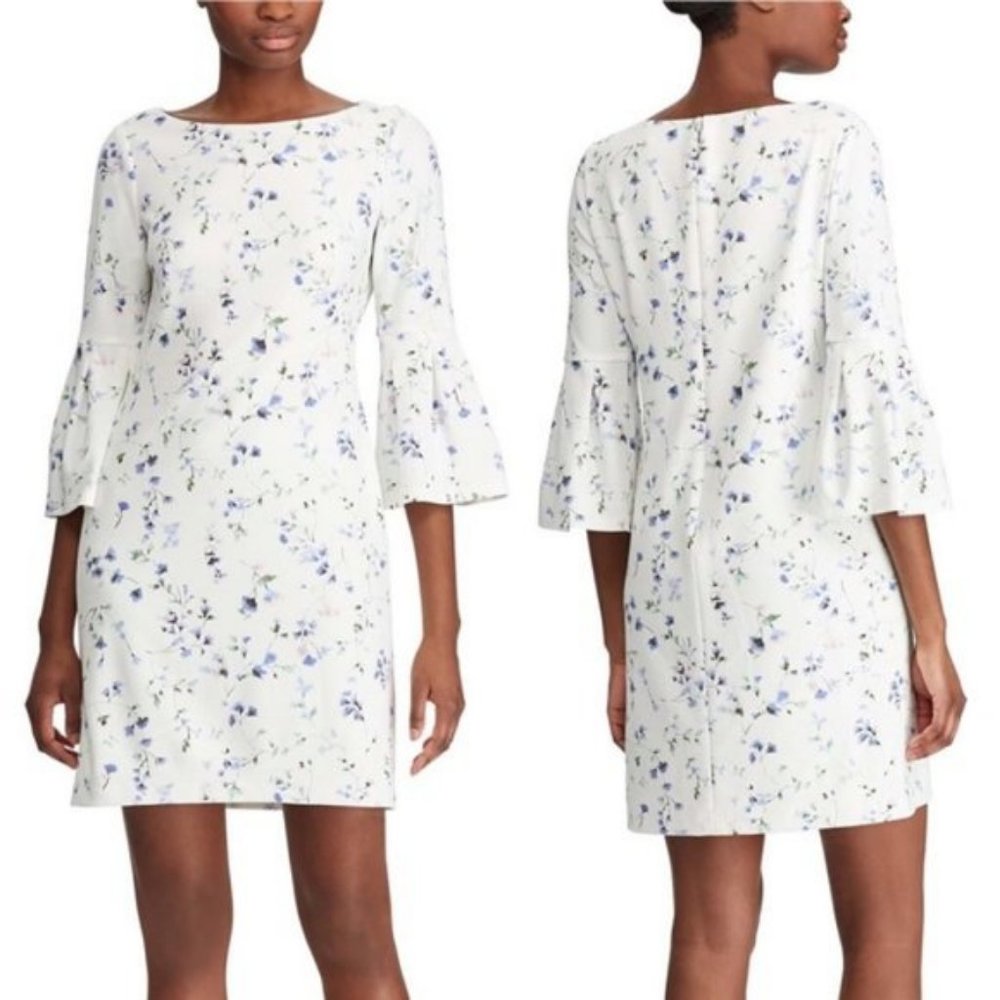 Lauren Ralph Lauren Floral Bell-Sleeve Dress
